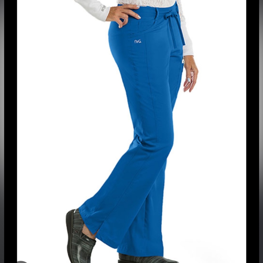 Nrg by barco scrub pants tall xs stretch ceil blue